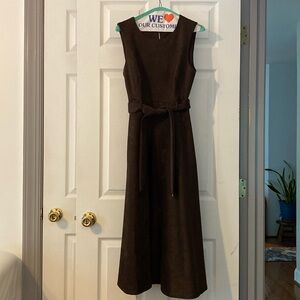 Calvin Klein Suede dress.